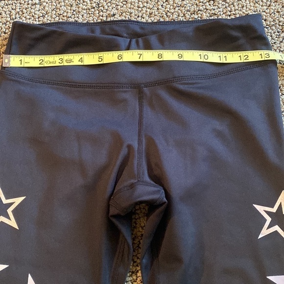 Marc New York Cropped Star Black & Silver Leggings in EUC - Picture 6 of 10